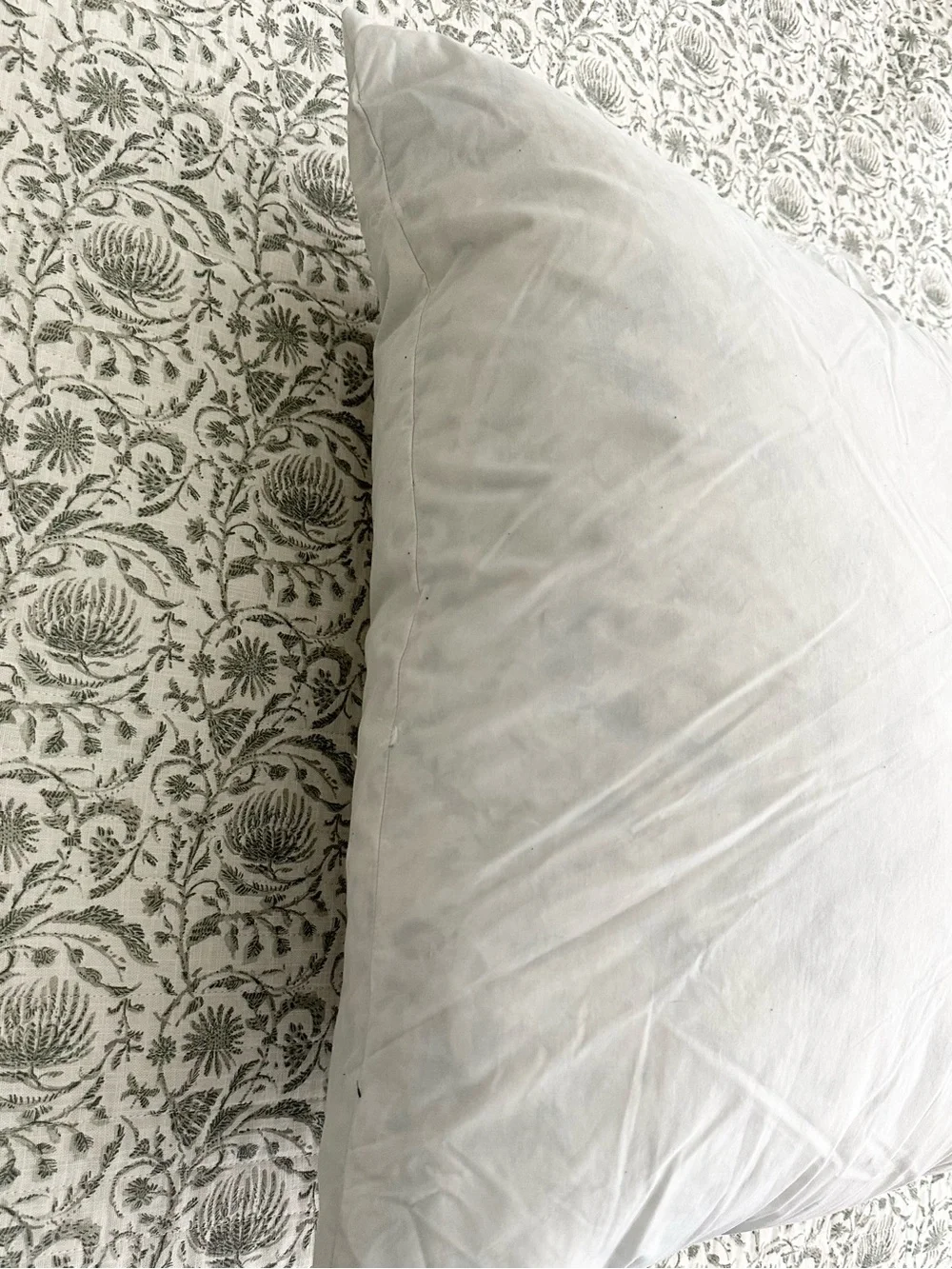 Down Feather 22” Square Pillow Insert